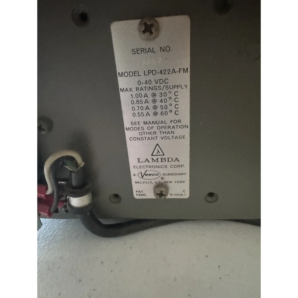 Vintage‎ Working LAMBDA Electronics LPD-422A-FM Dual Regulated Power Supply